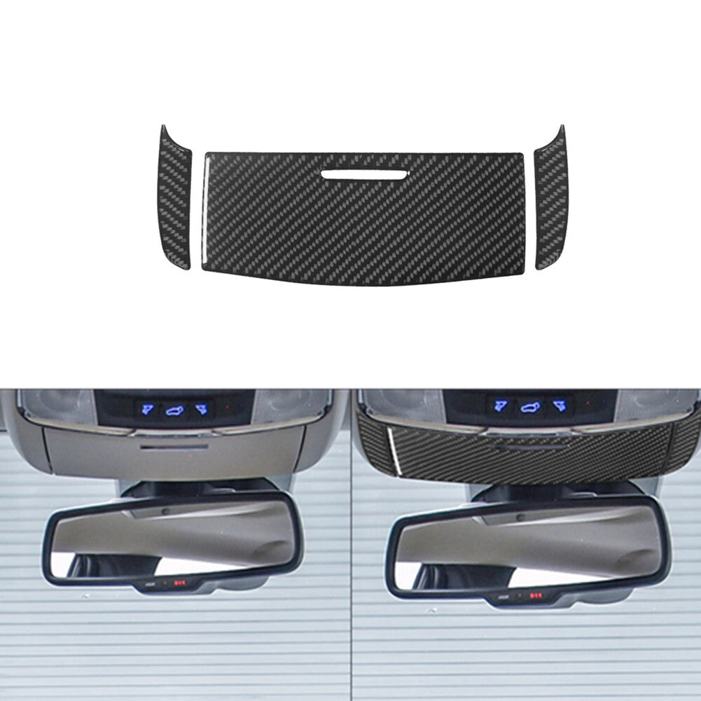 Carbon Fiber Overhead Console Panel Cover Trim for Dodge Durango 2014-2020
