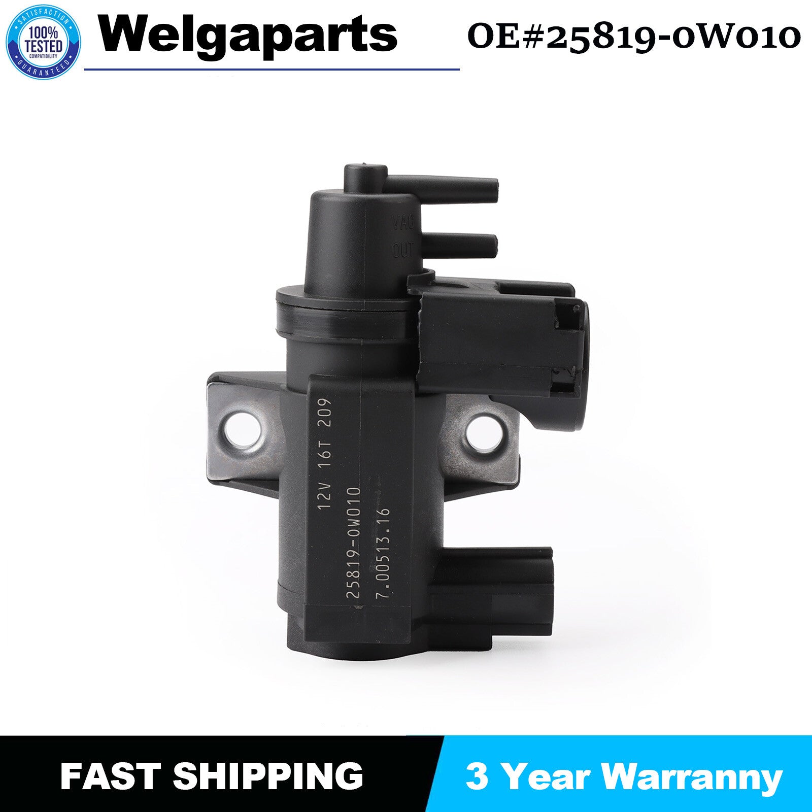 for LEXUS IS300 RC350/300/200T 1xTurbo Boost Pressure Valve Solenoid 25819-0W010