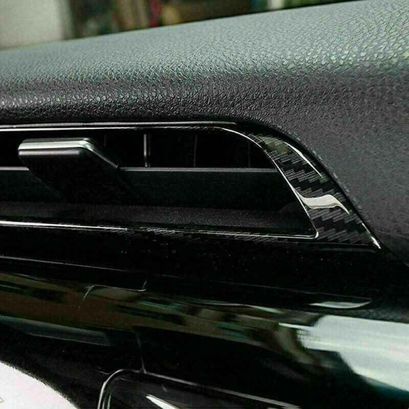 for Toyota for Camry 2018-2022 Carbon Fiber Inner Dash Console Air Vent Cover Trim