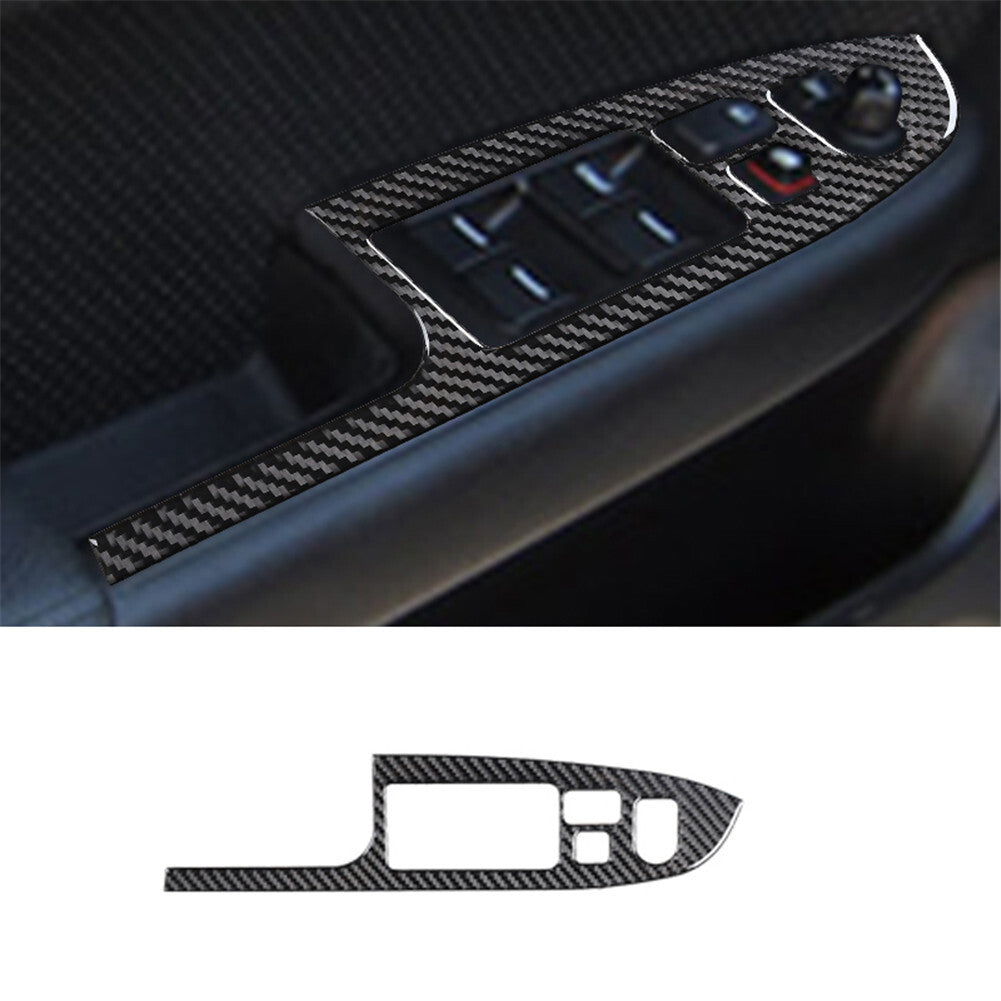Red Carbon Fiber Below Radio Control Cover Trim for Lexus RX330 RX350 2004-2009 v
