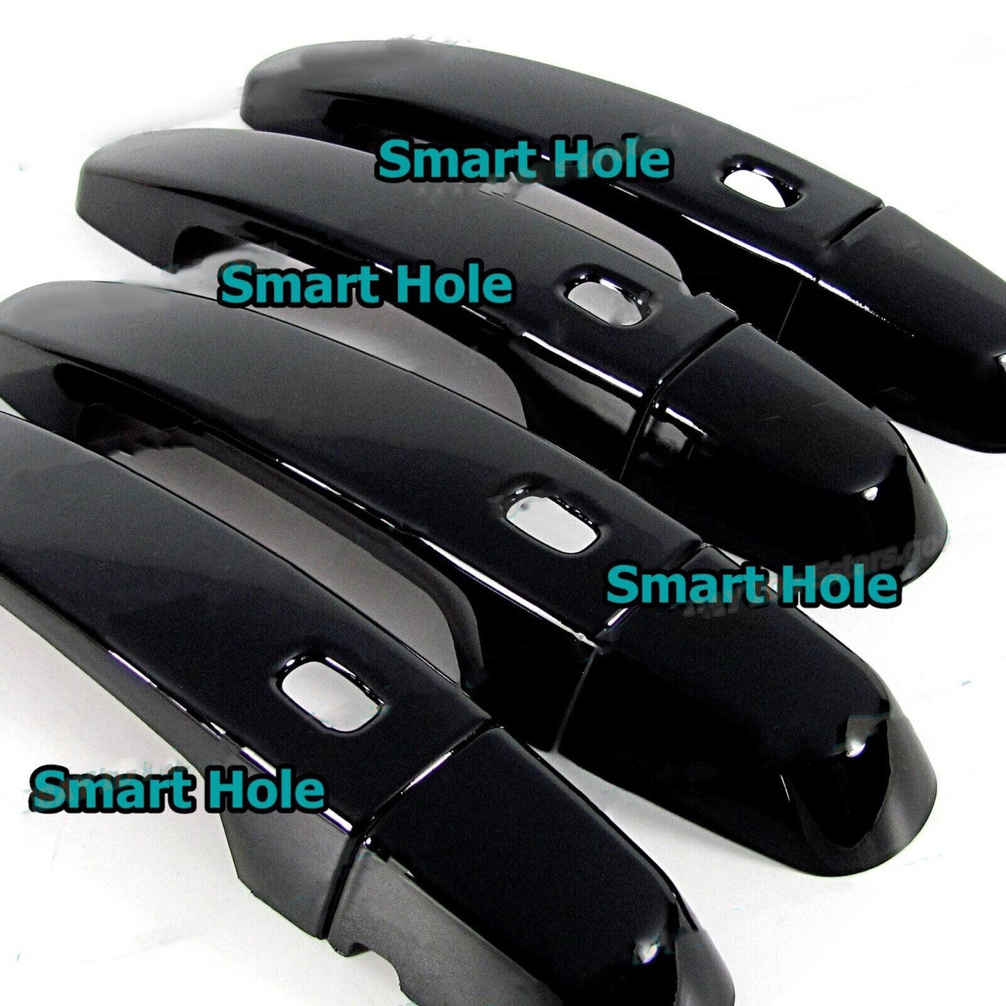 Glossy Black Cover Trim for 2019-2022 for Chevrolet Blazer for Smart Side Door Handle