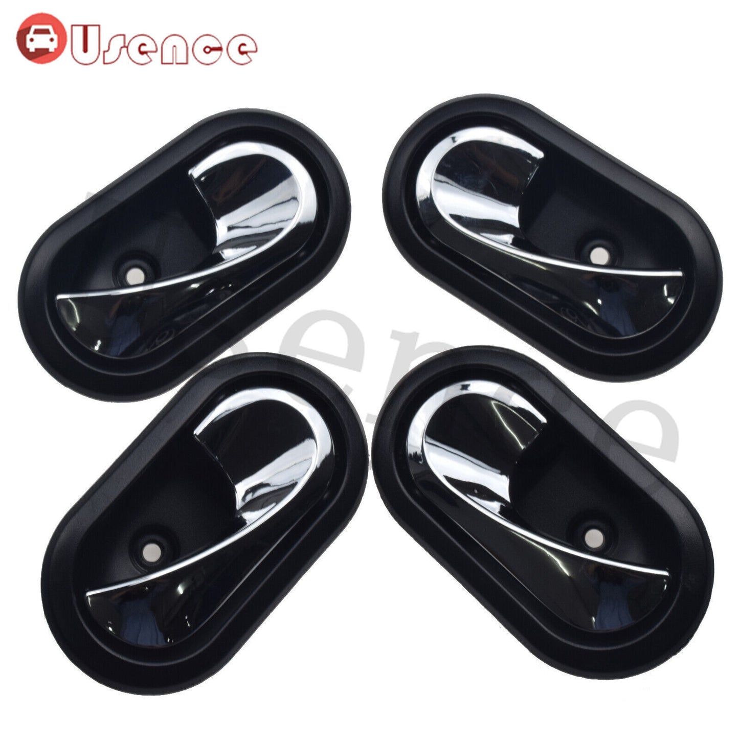 4PCS Interior Door Handles Front Rear LH RH For 2012-2016 for Renault Logan Duster