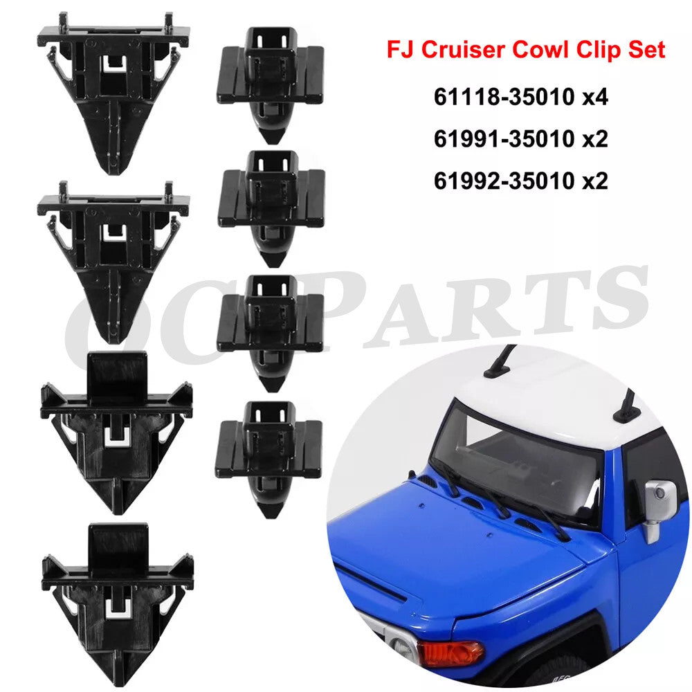 FOR 2007 2008 2009 2010 2011 2012 2013 2014 for TOYOTA FJ Cruiser Cowl Clip Set