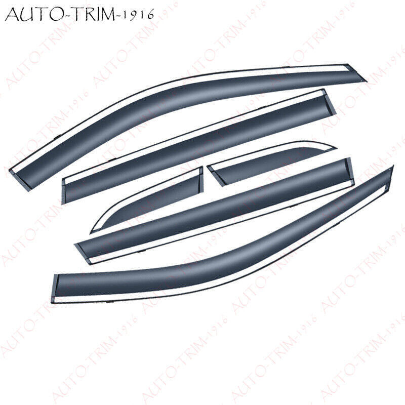 6pcs Car Side Window Visor Deflector Rain Guards B for Honda CR-V CRV 2024 n