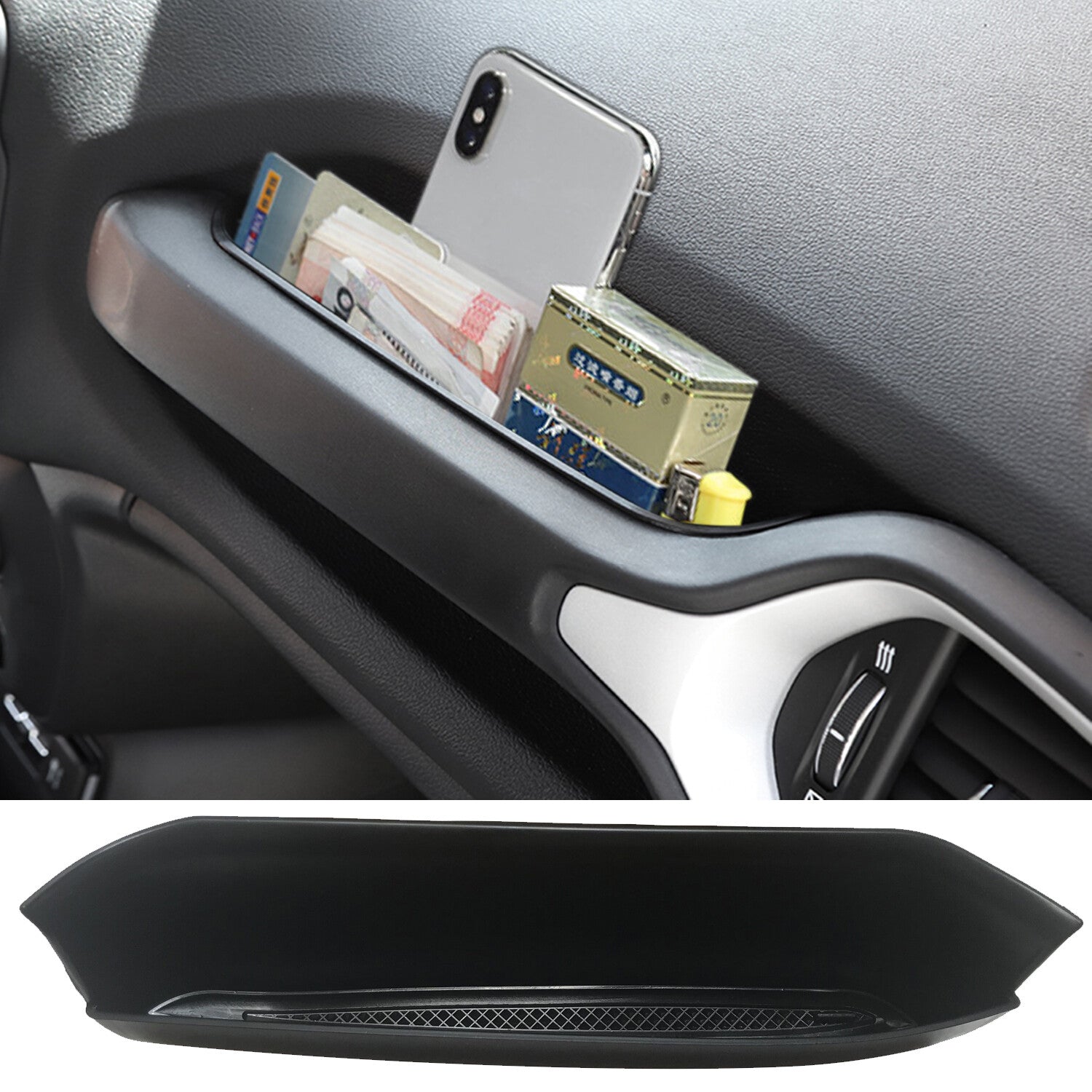 GrabTray for 2015-2024 for Jeep Renegade Internal Grab Handle Storage Accessory