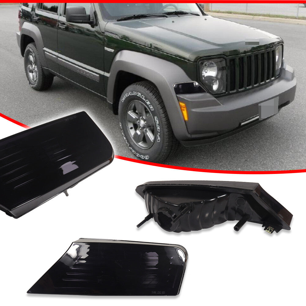 Front side turn signal, stop sign, smoke, a pair suitable for 08-12 Statue of Liberty- v