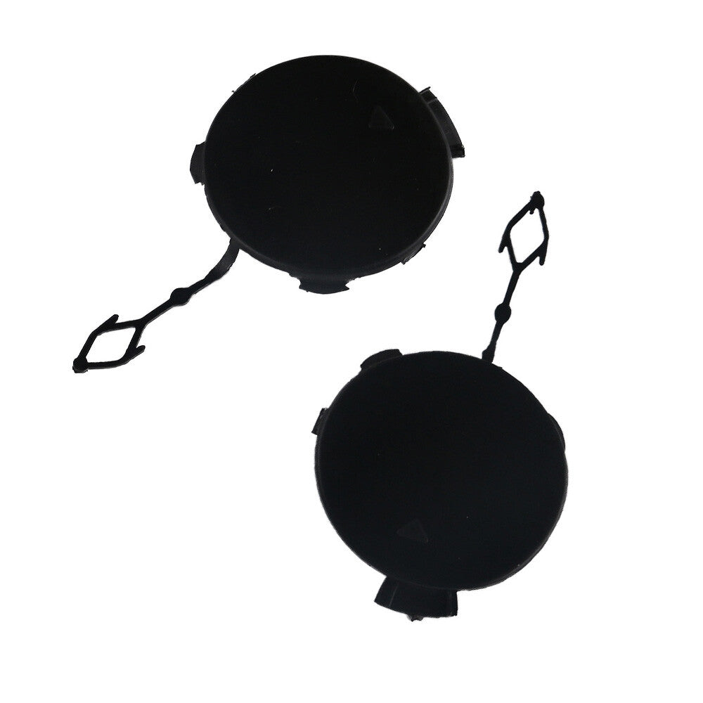 1Pair Front Bumper Tow Eye Hook Cover Cap Fit for BMW X6 E71 2008-2011 Unpainted Q