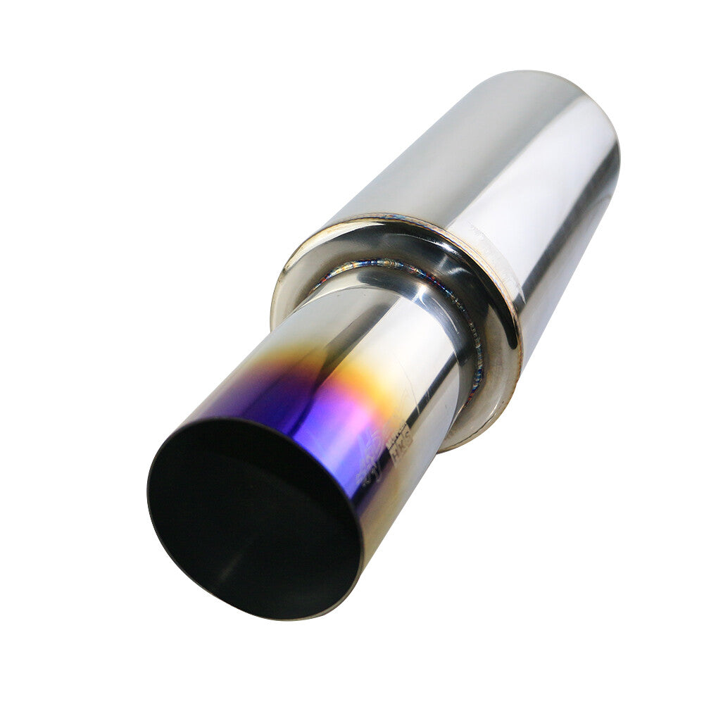 1PC 2.5 ID 3.5 OD Great Sound Exhaust Muffler Tips 5 Body Resonator HP