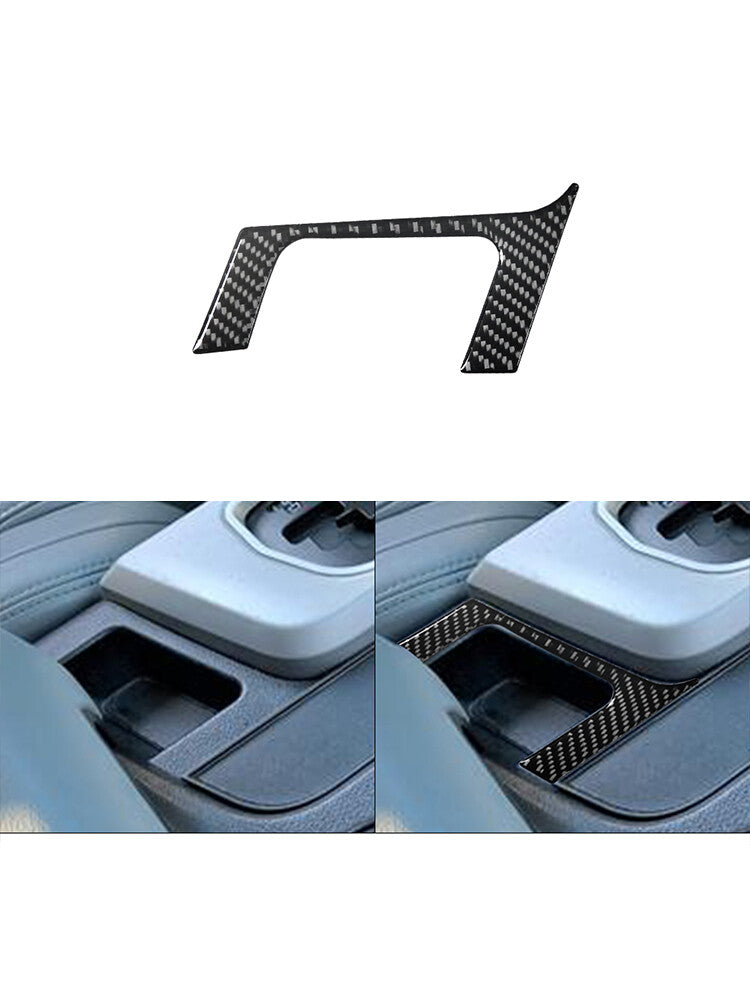 Console Storage Frame Panel Trim Cover Carbon Fibre for Toyota Tundra 2007-2013