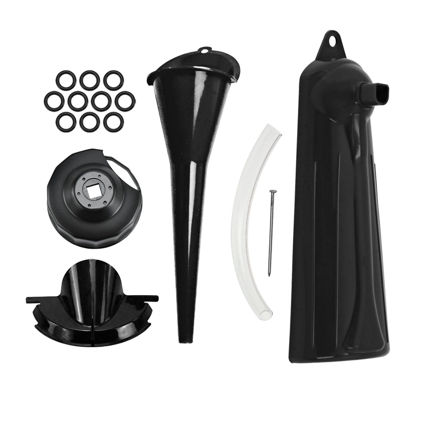 Crankcase Fill Primary Case Drip- Oil Funnel Wrench Tool Kit Fit for Harley Q