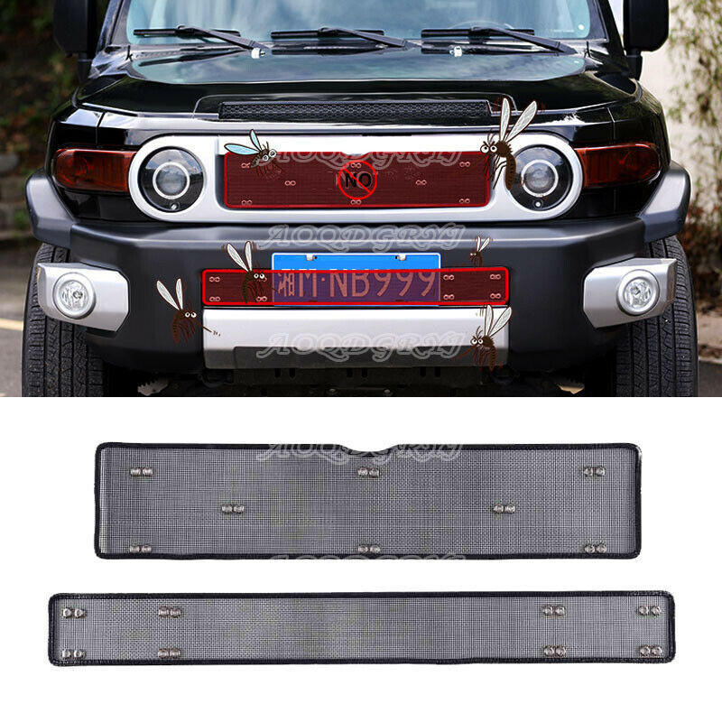for Toyota FJ Cruiser 2007-2020 steel Front Grill Grille Grid Insect Proof Net