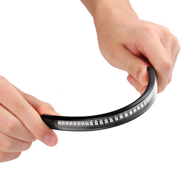 48SMD Motorcycle and Bicycle LED Strip Lights, Brake Lights, Turn Signal Lights, License Plate Lights n