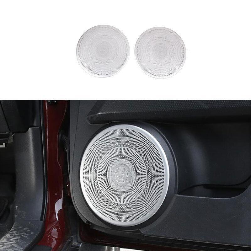 for Toyota FJ Cruiser 2007-2021 Black Titanium Inner Door Horn Cover Trim 2PCS