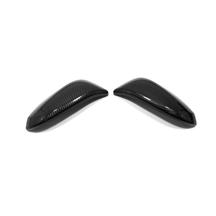 Carbon Fiber Side Mirrors Rearview Trim Cover Fit for RAV4 2013-2018 v