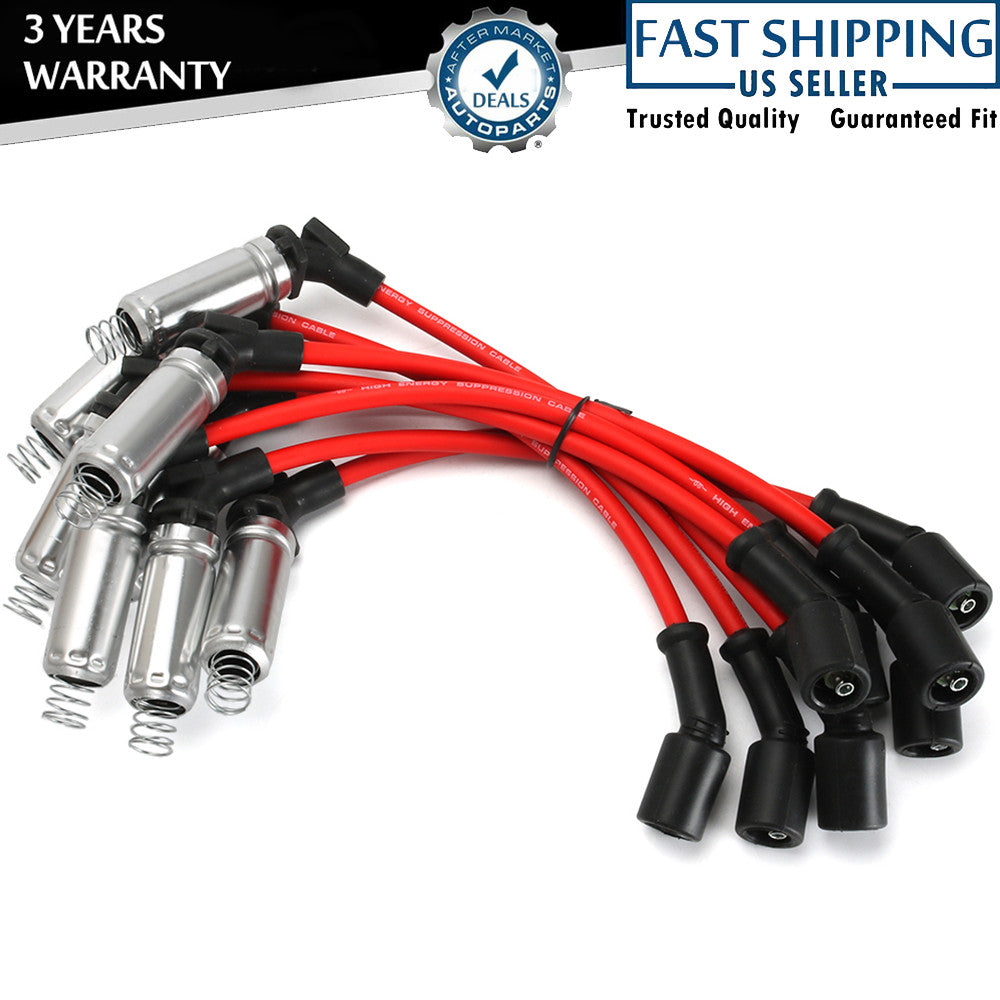 SET OF 8 Spark Plug Wires for CHEVY for GMC 1999-2006 LS1 VORTEC 4.8L 5.3L 6.0L Q