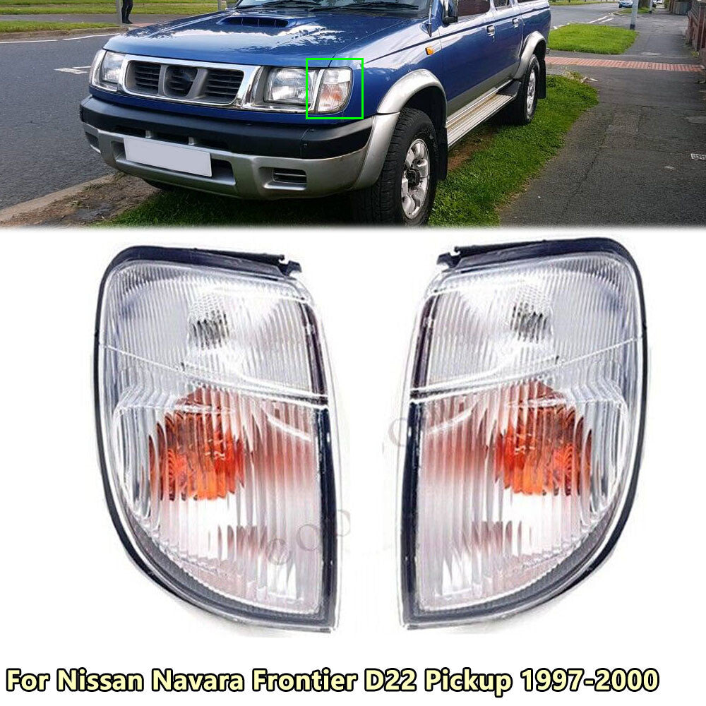 Suitable for Nissan Navara Frontier D22 pickups 1997-2000 front marker corner lights Q