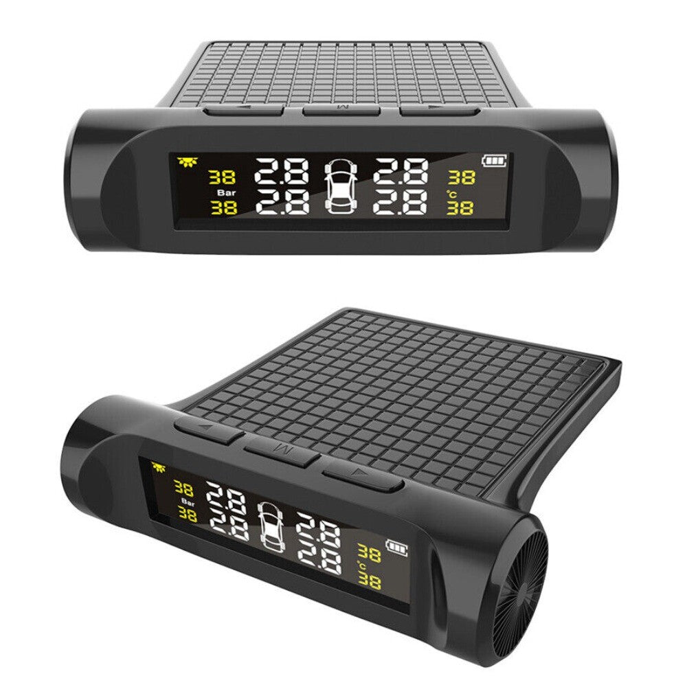 Real-time Car TPMS Monitor Low Air Pressure/High Tire Pressure Alarm +Sensor New n