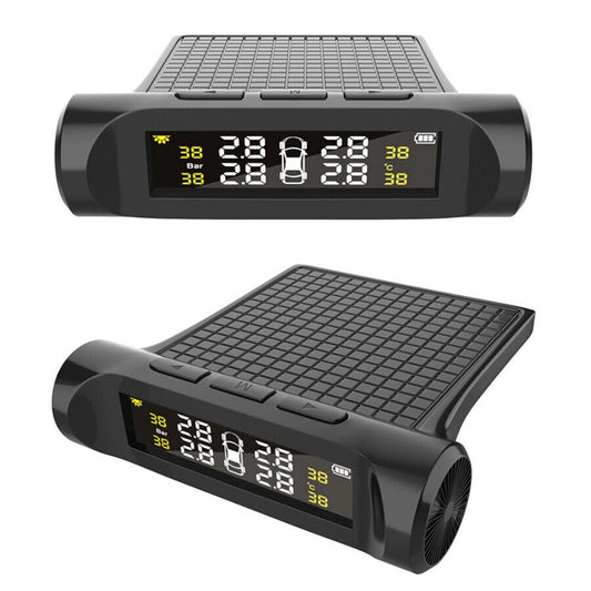 Real-time Car TPMS Monitor Low Air Pressure/High Tire Pressure Alarm +Sensor New n