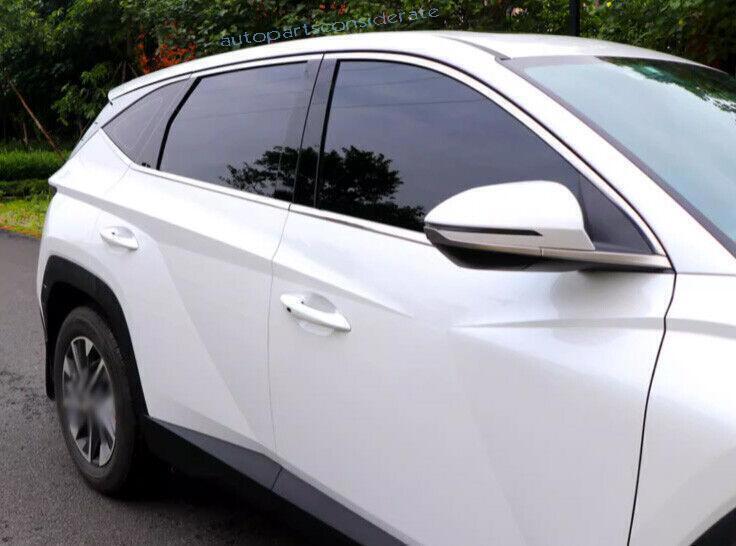 23-24 Steel Chrome Windows Strip Sill Lower Molding Cover for Hyundai for Tucson B n