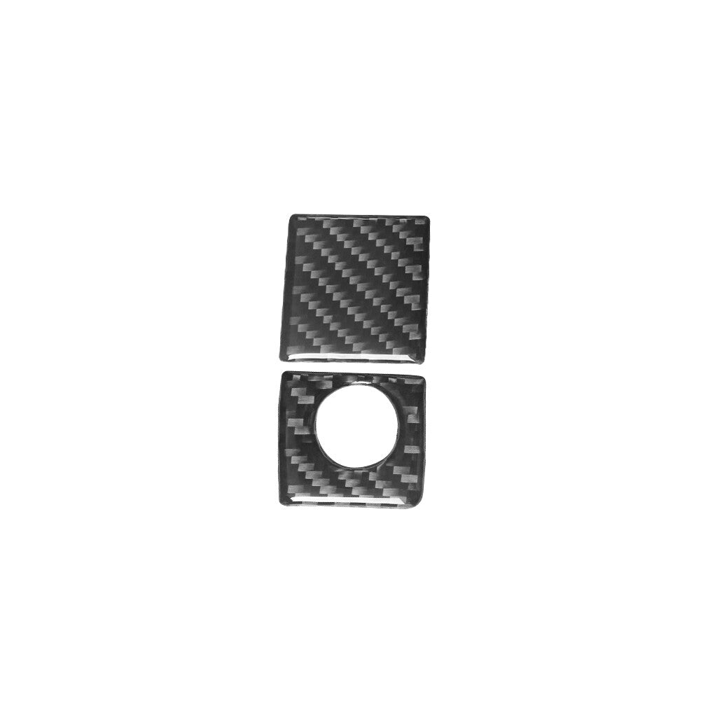 Carbon Fiber Interior Steering Wheel Panel Trim Cover for 2015-2017 v