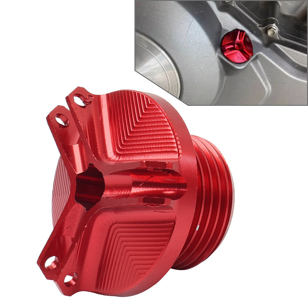 Engine Oil Filler Cap Plug Cover Red For BENELLI TRK 502 Leoncino 500 200 BJ250 Q