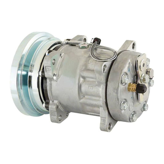 12V A/C Compressor 3E-1907 3E-1908 For Caterpillar C11 C13 Engine 416C 420D 426C Q