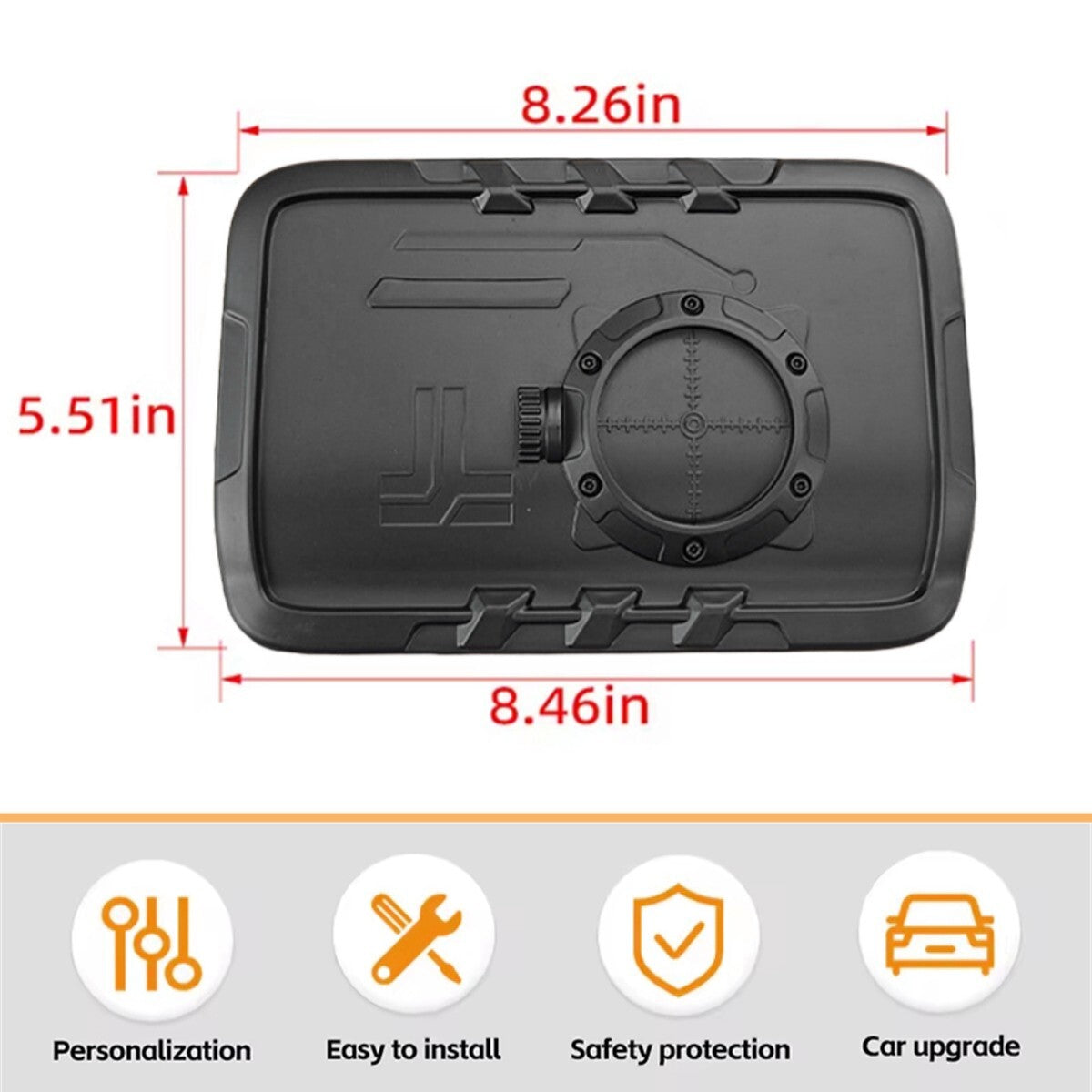Fuel Filler Tank Cap Cover Oil Gas Tank Trim for Suzuki for Jimny 5-Door 2023 2024