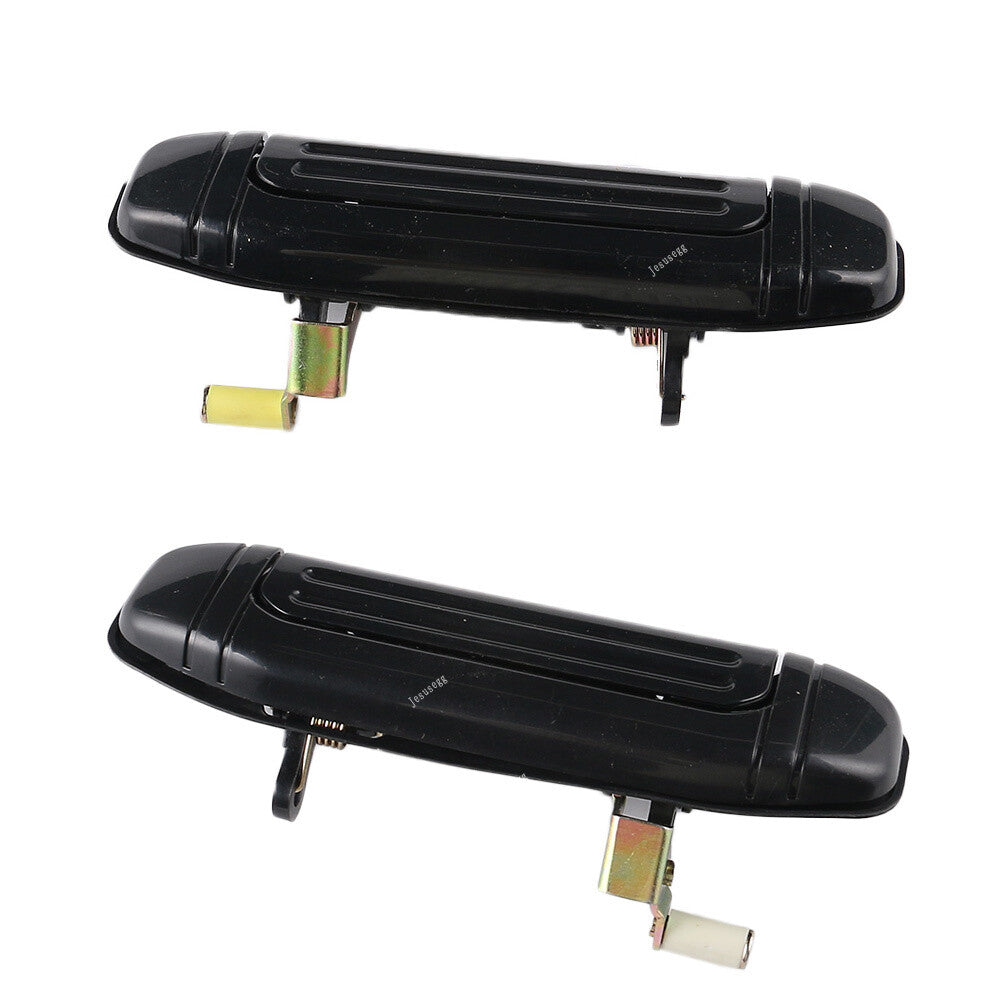 Set of2Exterior Rear L+R Door Handle Plating Black for Mitsubishi Montero for Pajero