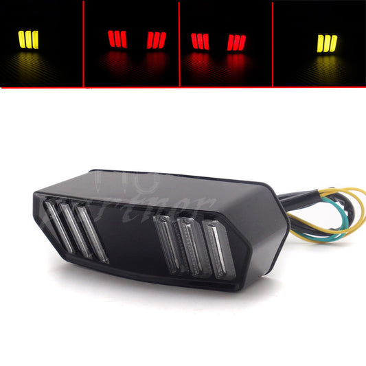 Black LED Tail Brake Turn Signals Light for Honda Grom MSX 125 CB/CBR650F 14-15 Q