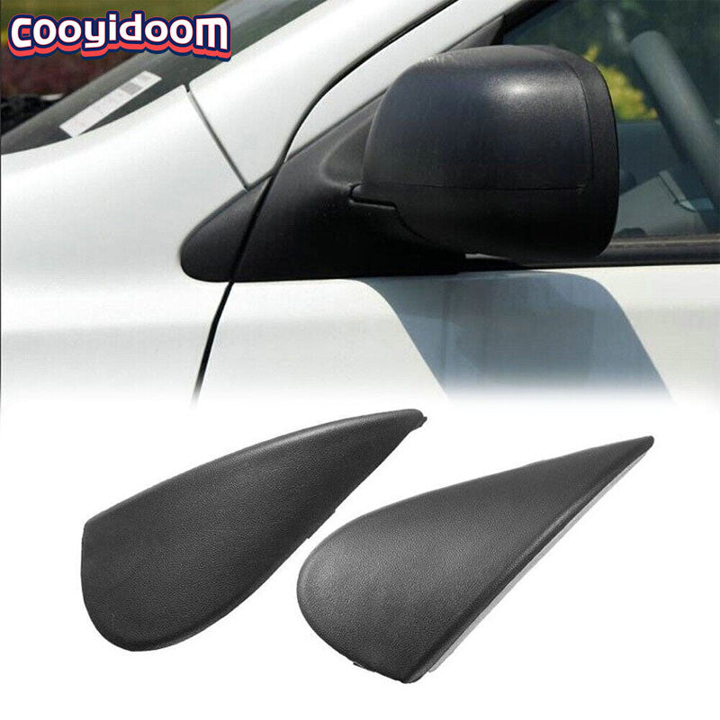1 Pair Side Mirror Corner Triangle Fender Cover Trim for Nissan Versa 2012-2019