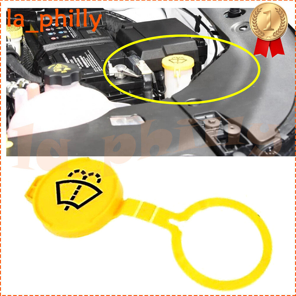 Windshield Washer Fluid Reservoir Cap Fit For 2014-2017 for Jeep Cherokee 68225063AA Q