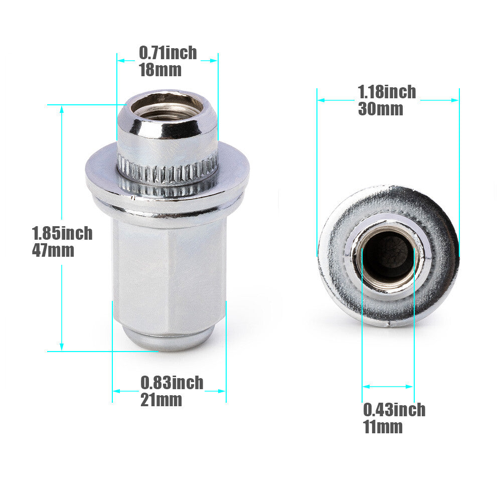 Wheel lug studs and lug nuts are suitable for 4Runner, for Avalon , for Camry , for Corolla , and for Lexus models. (90942-02049-) v