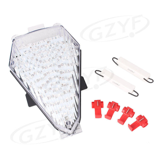 Clear LED Taillight Integrated Turn Signals Fit for Yamaha YZF R6 2008-2010 Q