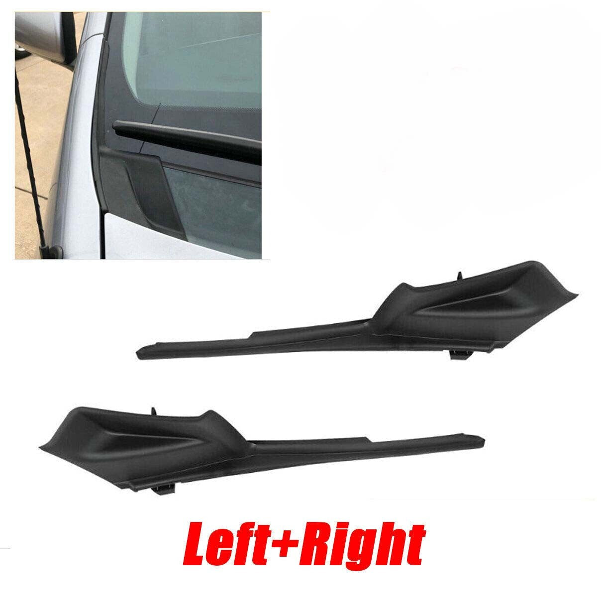 2011-2020 Car Windshield Wiper Side Cowl Extension Cover Trim for Toyota for Sienna