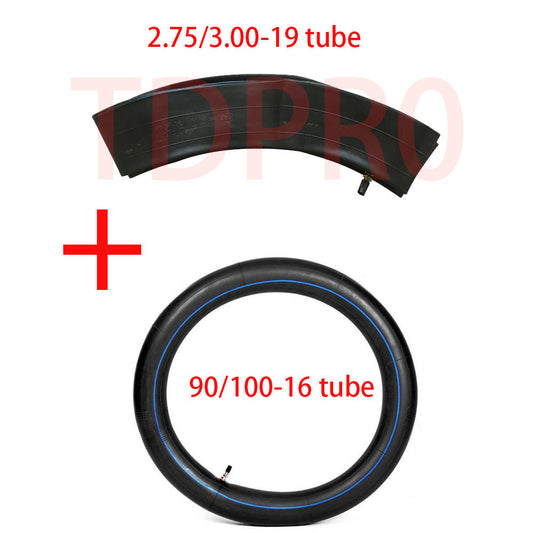 90/100-16 + 70/100-19 2.75/3.00-19 Front Rear Tyre Tube Pit Dirt Bike TTR125 CR