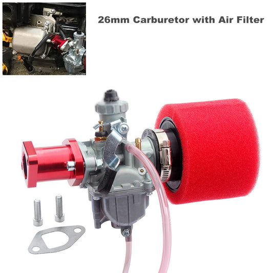 Universal motorcycle all-terrain vehicle carburetor for intake manifold dirt, bicycles with air filter - n