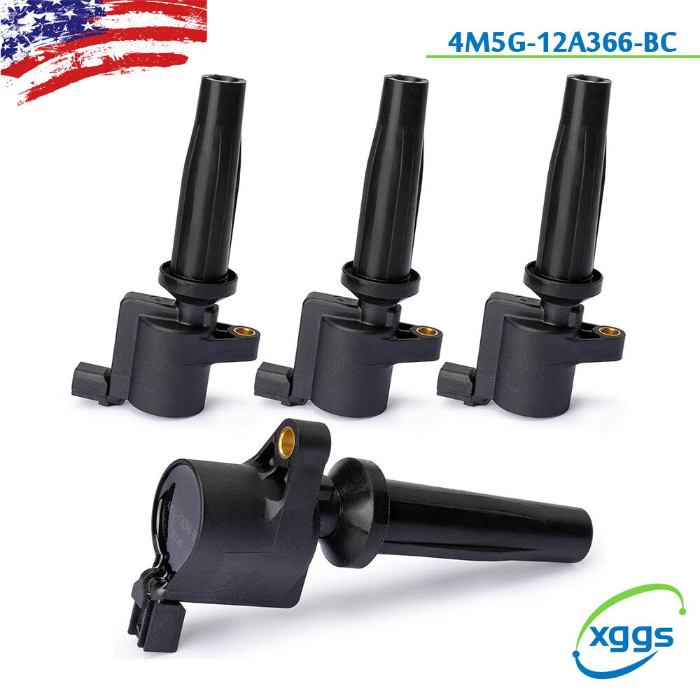 4X 4M5G12A366BC for Ford Escape Focus C-MAX for Mazda 3 for Volvo S40 V50 Ignition Coil