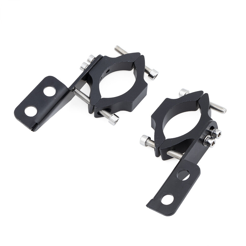 28mm-54mm Fork Tube Mount Bracket Clamps For Turn Signal Driving Spot Fog Light Q