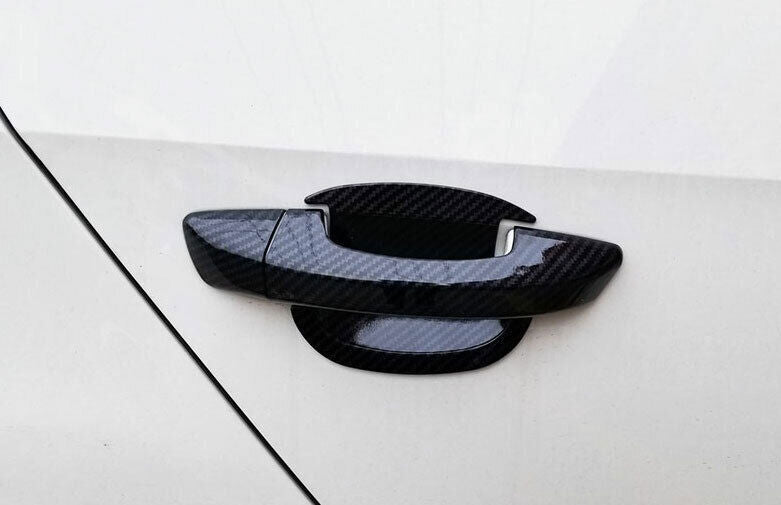 for Golf MK6 2011-2013 ABS Carbon Exterior Side Door Bowl Cover Trim n