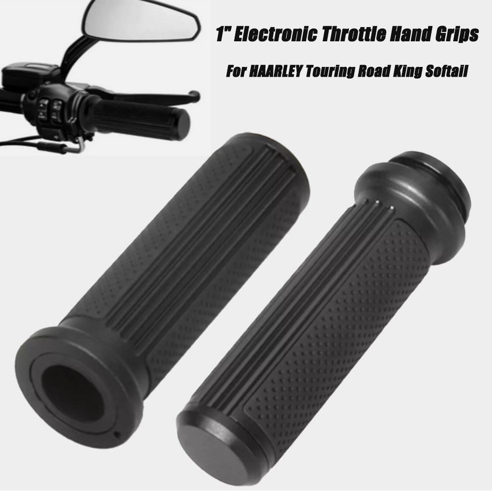 1-inch CNC aluminum electronic throttle handle suitable for Harley-Davidson Touring- n