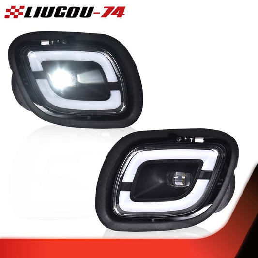 1 PAIR LED FOG light suitable for 2008-2017 freight Cascadia clear/black