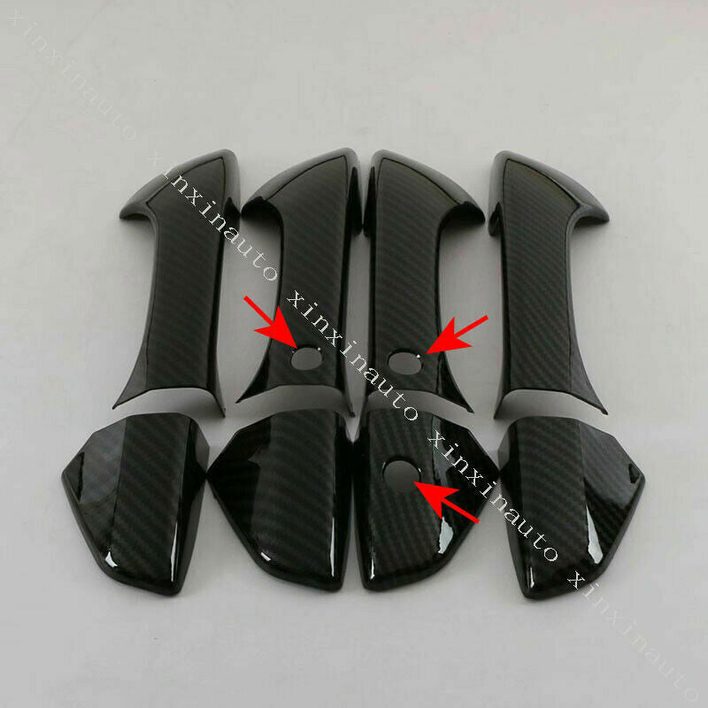 Carbon Fiber Exterior Door Handle Molding Cover Trims for Honda Accord 2008-2012
