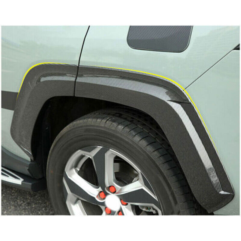 for Toyota RAV4 2019-2023 Carbon Fiber ABS Fender Flare Wheel Arch Wide Body Kit