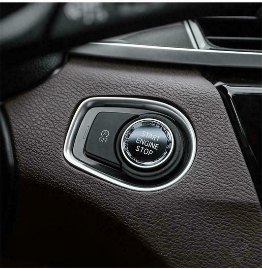 for BMW F20 F23 F30 F32 F10 F12 Engine Start Stop Push Button Crystal Cover Trim