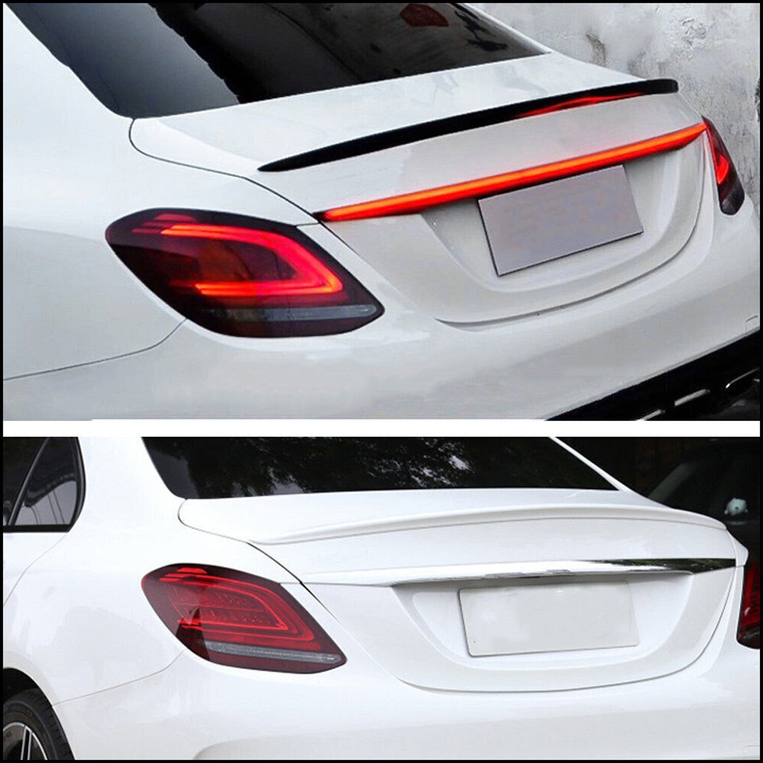 1Pc Smoked Rear Door Trunk LED Tail Light Brake Parts for Mercedes S-Class W222