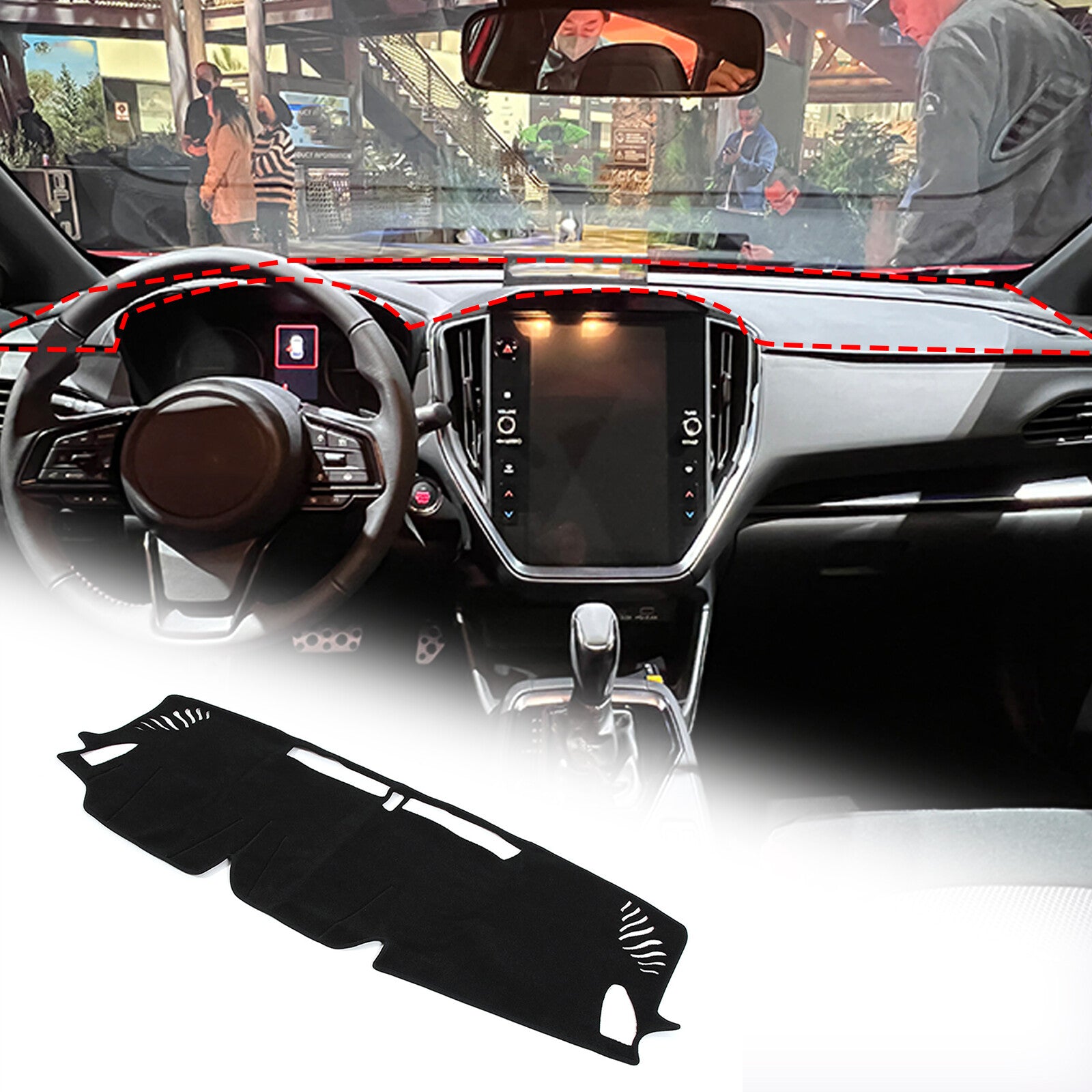 Rear trunk cargo lining, boot , tray mat for Subaru Crosstrek Impreza 2023- n