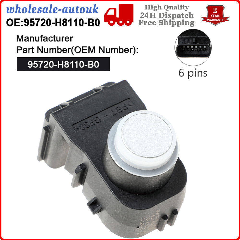SET OF 4 CENTRE REAR BUMPER PDC PARKING SENSOR for KIA STONIC 17-20 95720-H8110 Q