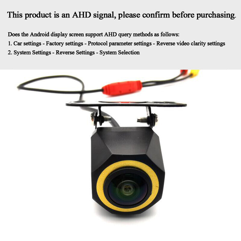 170¡ã Rear View Backup Camera Reverse AHD Cam Parking Line Waterproof Practical v