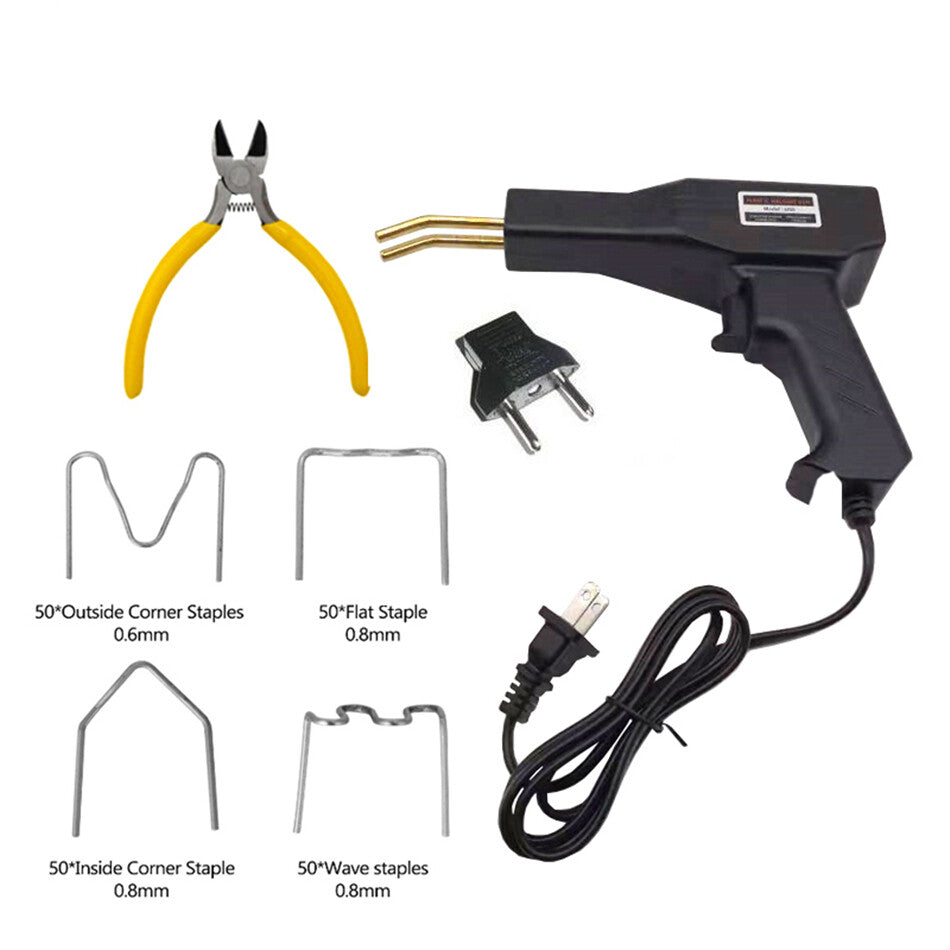 50W Car Bumper Plastic Fairing Welder Repair Tool Hot Stapler Welding Torch v