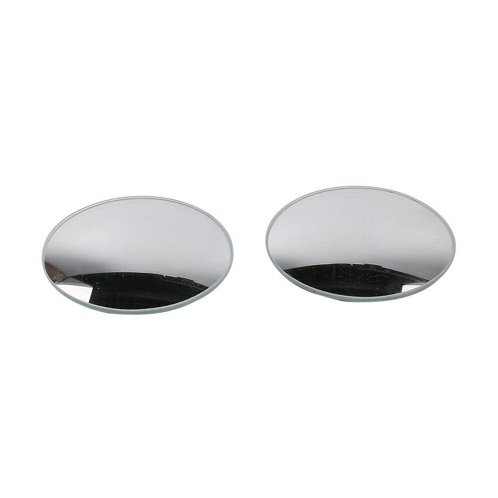 2Pcs Wide Angle Convex Rear Side View Blind Spot Wing Mirror Universal
